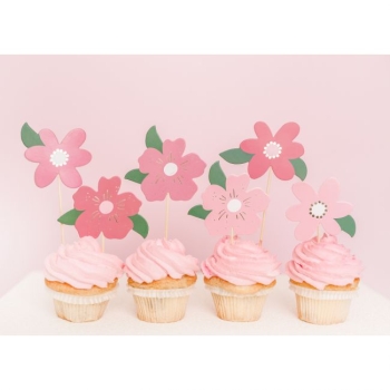 Torten / Cupcake Topper - Blumen